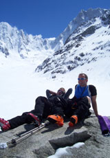 winter mountains relax